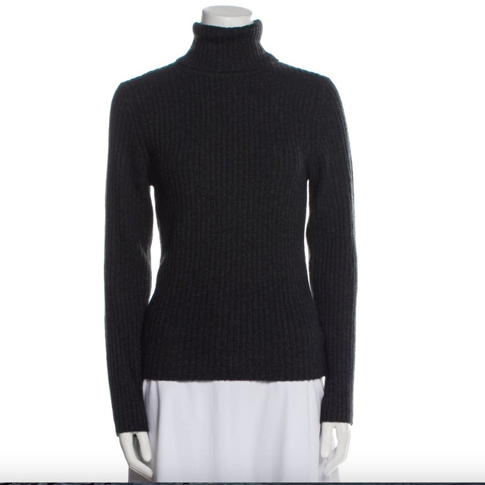 NWT Nili Lotan Lauren Turtleneck Sweater – Wool Cashmere Blend – Size M